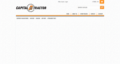 Desktop Screenshot of capitaltractor.com
