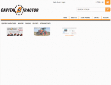 Tablet Screenshot of capitaltractor.com